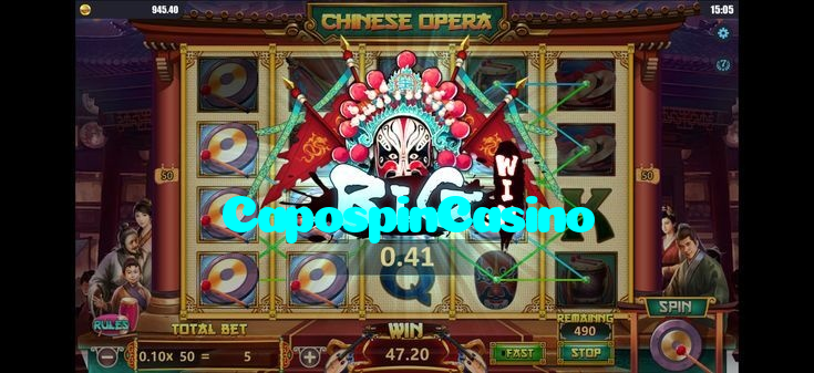 available types of CapospinCasino bet including pre-match live express and system bets